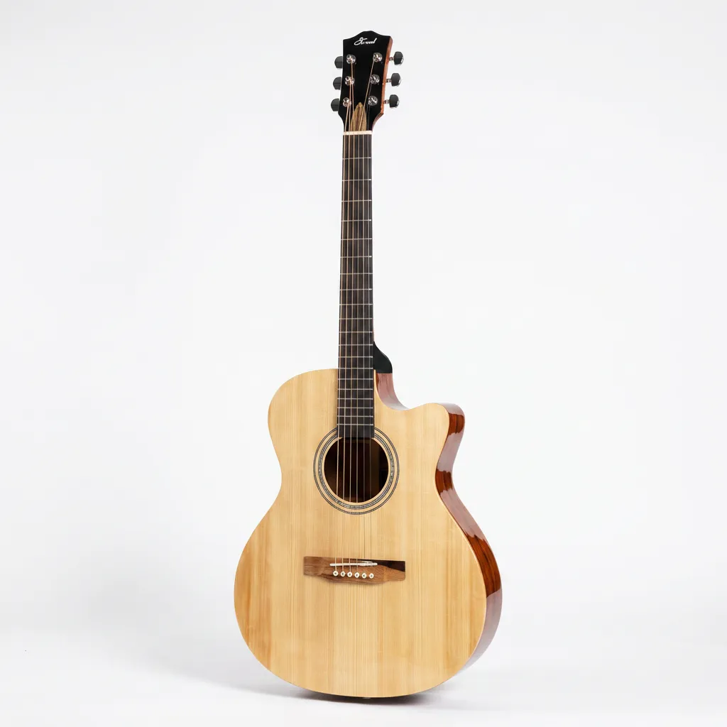 Đàn Guitar Acoustic Mã ST-X2 Gỗ Còng Đỏ Full Solid ST.Real Guitar Sài Thành