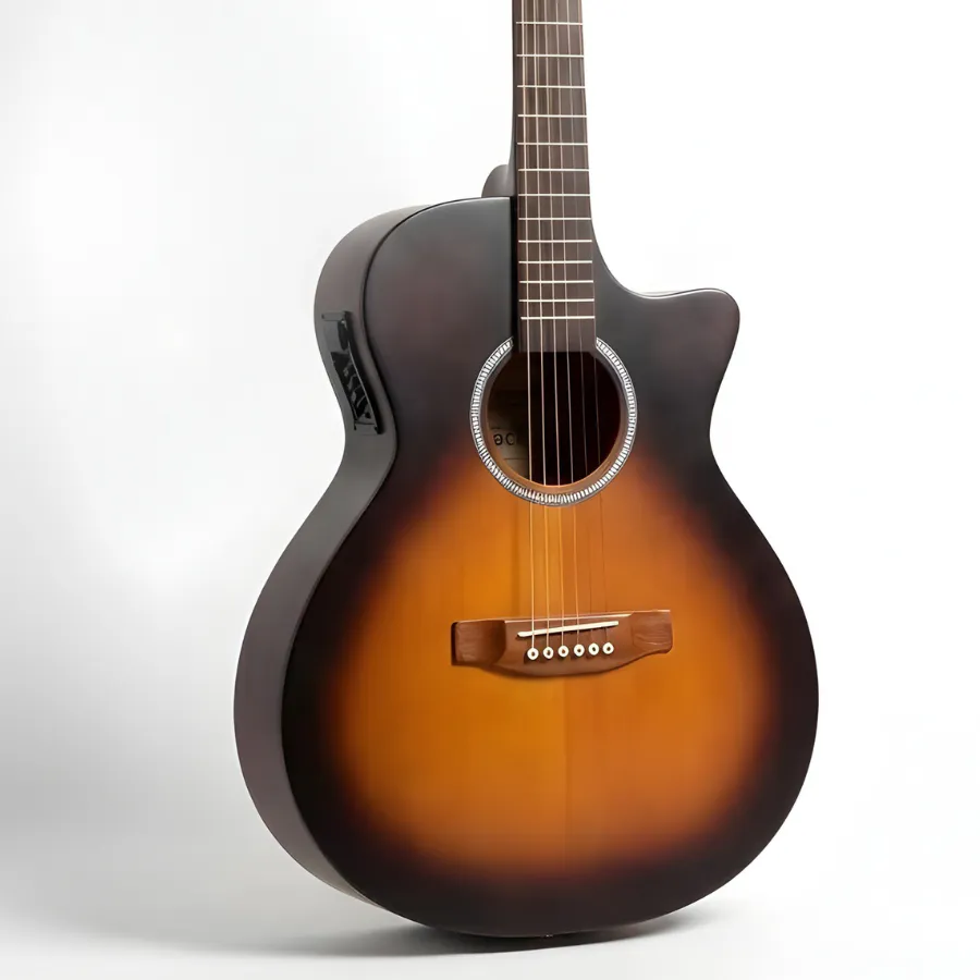 Đàn Guitar Acoustic X1 Pro Có Lắp EQ 7545 Kết Nối Loa